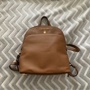 Michael Kors Leather Backpack set